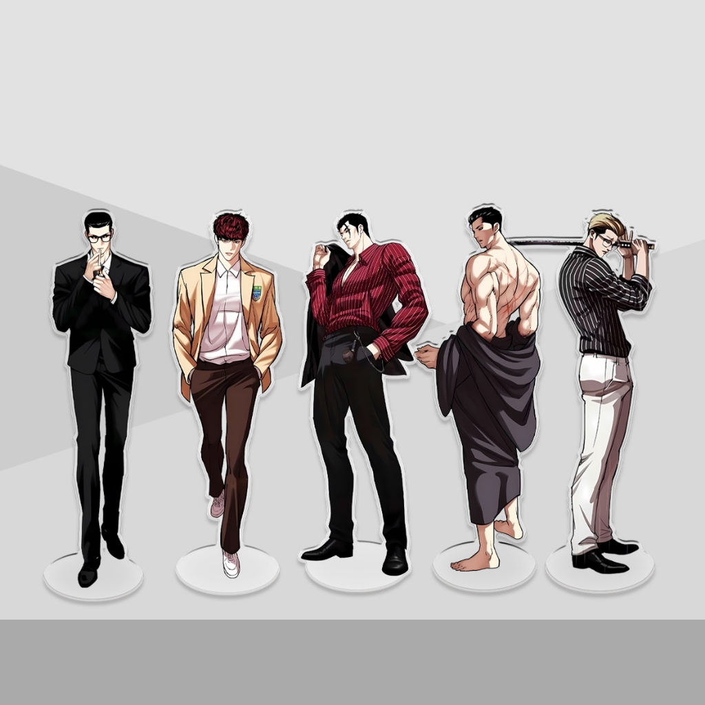 Korean Desk Setup - Standee Akrilik Manhwa Korea Lookism, Cetak
