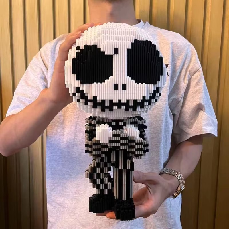 Desk Setup Gear - Mainan Blok Bangunan Jack Skellington Labu