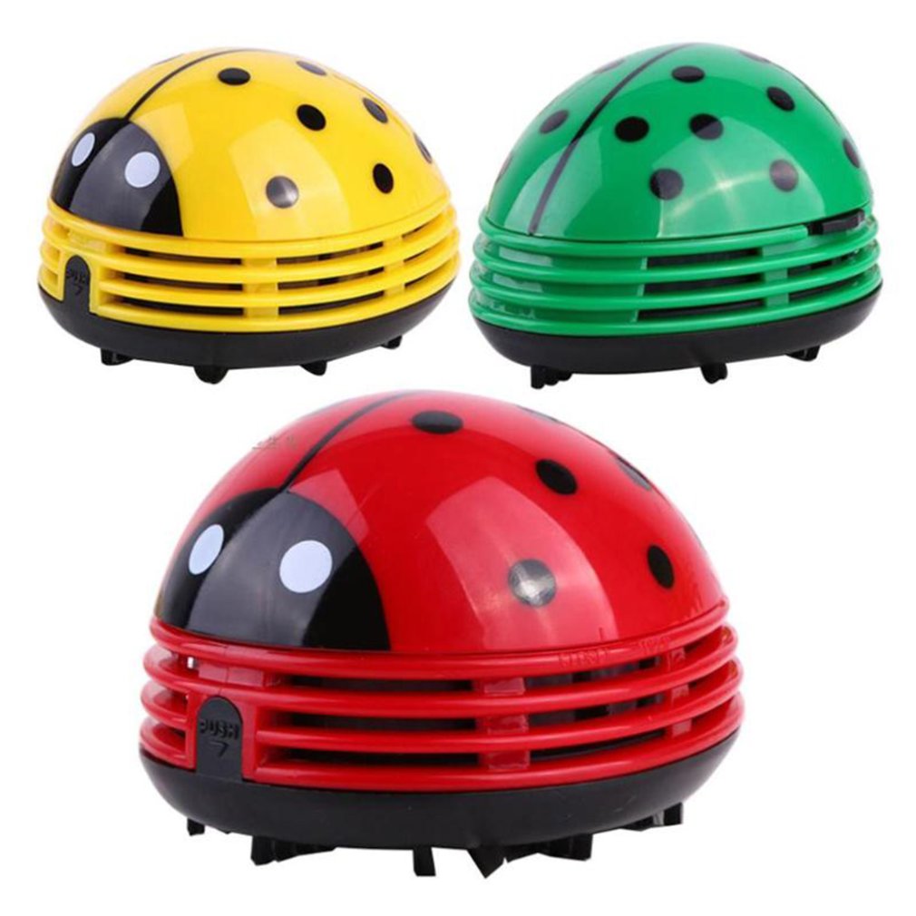 Desk Setup Clean - Penyedot Debu Desktop Ladybug Lucu Pengumpul