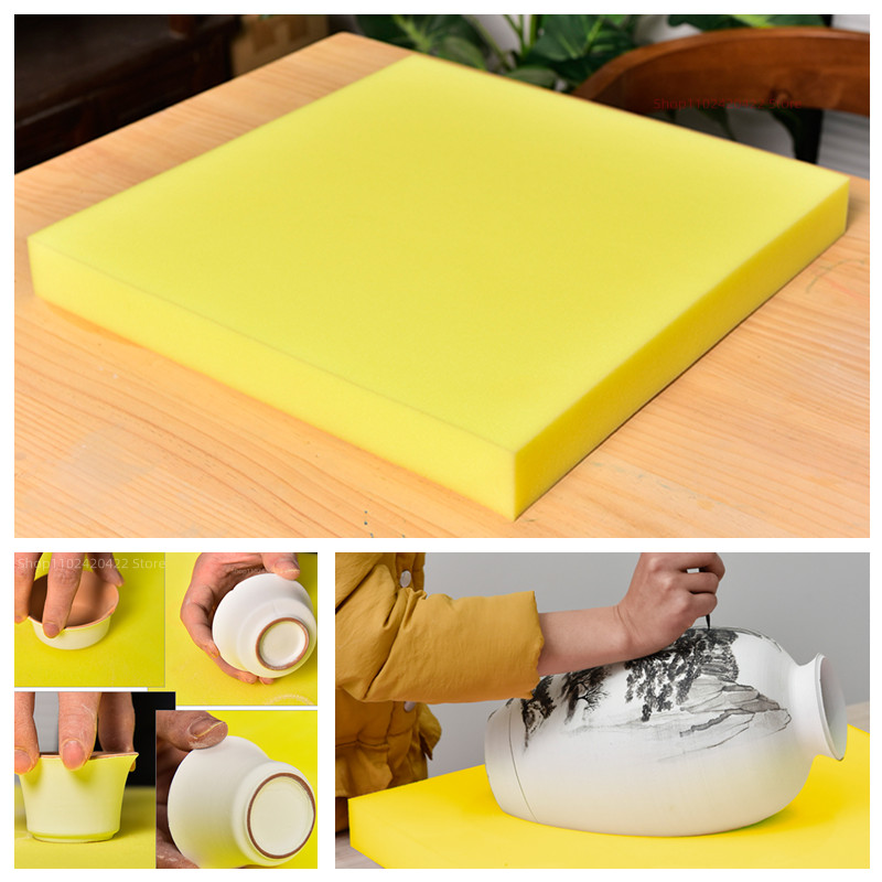 Desk Setup Clean - Alat Tembikar 45Cm Alas Meja Spons