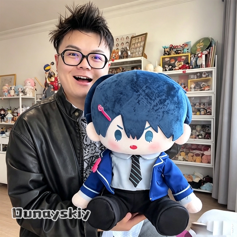 Korean Desk Setup - Boneka Plush Ivan Till 40CM/10CM, Posisi