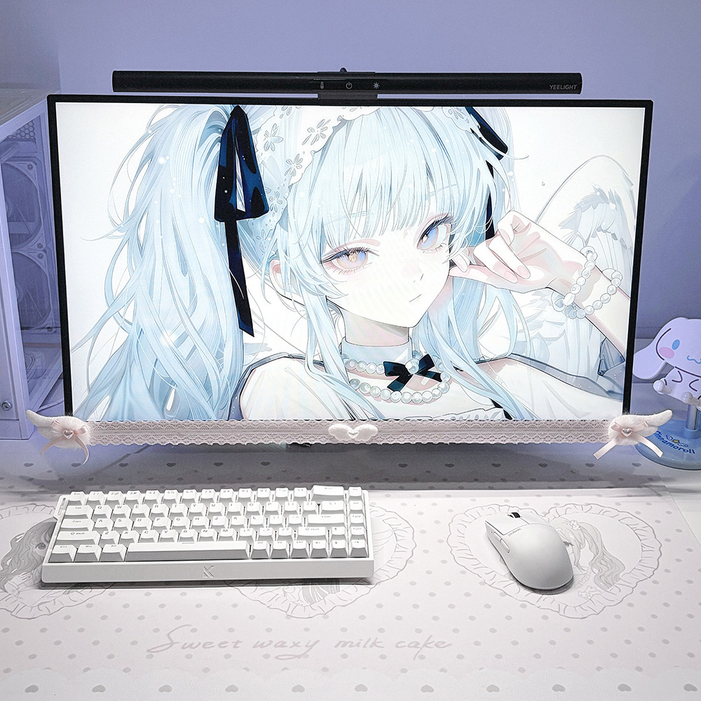 Dekorasi Layar Baru Trim Monit - Korean Desk Setup ulasan dan harga
