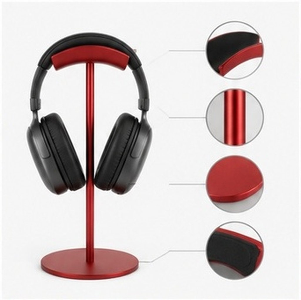 1 buah dudukan headset premium - Desk Setup Gaming And Work ulasan dan harga