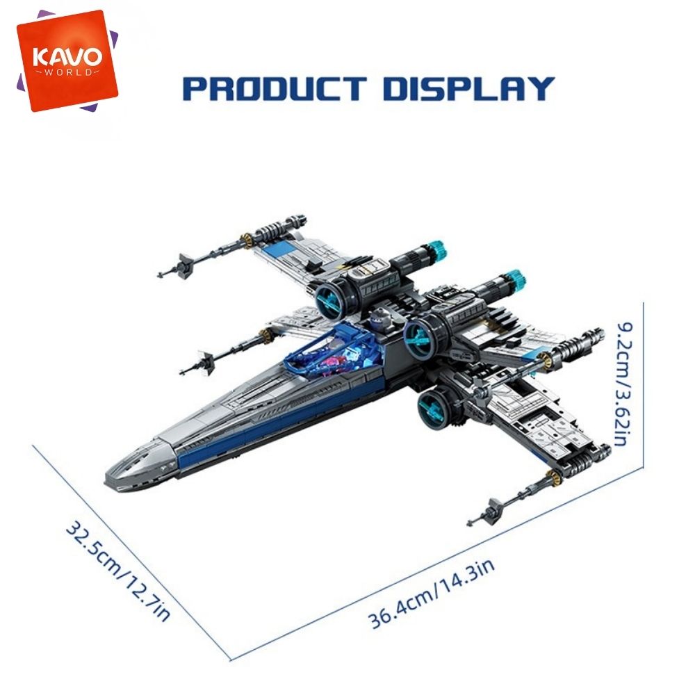 KAVOWORLD 1271pcs Set Blok Ban - Desk Setup Black And White ulasan dan harga