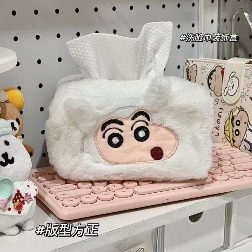 Kotak Tisu Crayon Shin-chan –  - Korean Desk Setup ulasan dan harga
