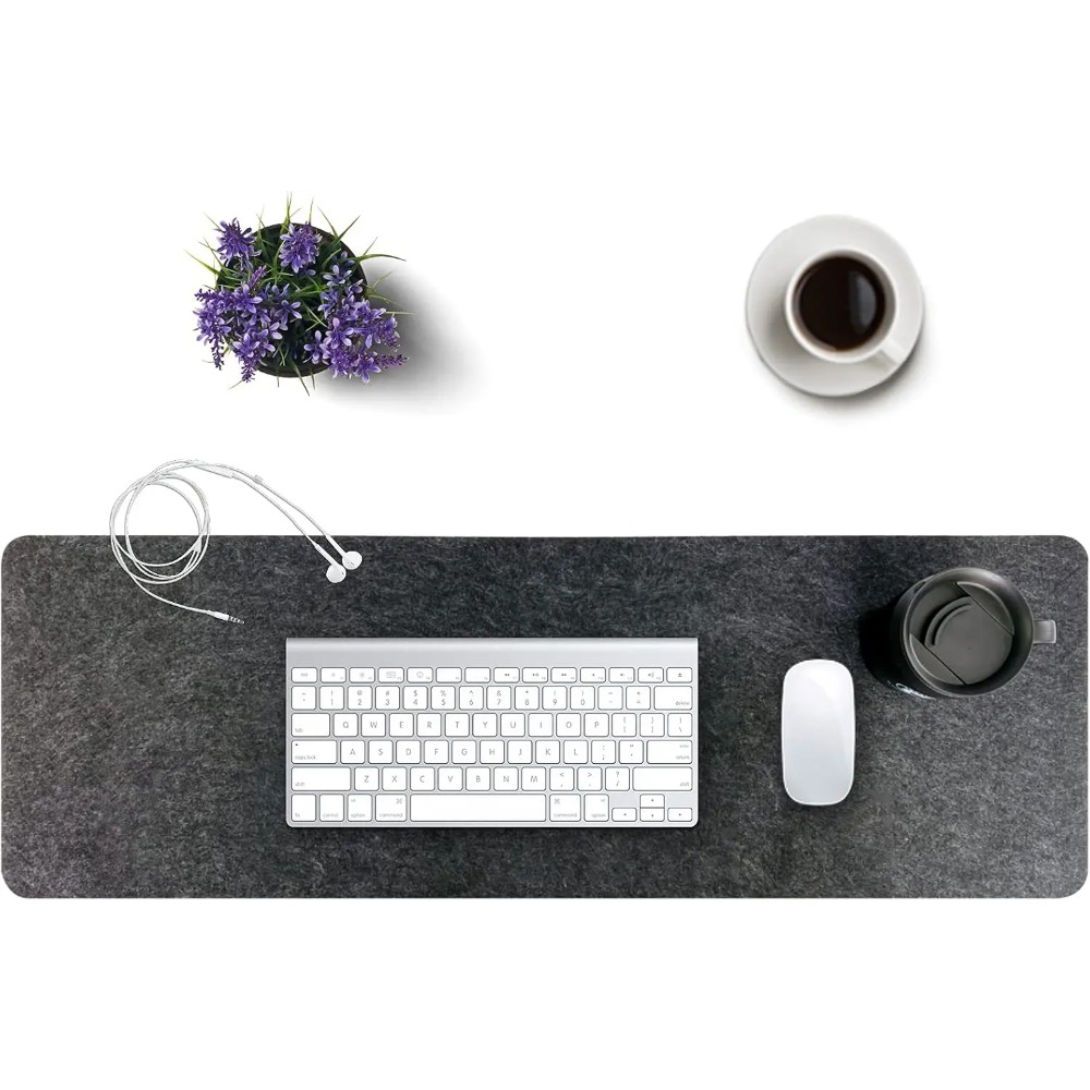 Alas Meja Felt untuk Komputer  - Desk Setup Cozy ulasan dan harga