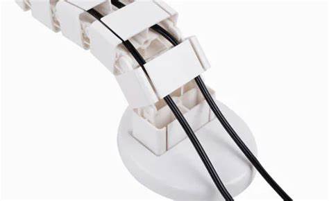 ISRTAO White under Desk Cable  - Desk Setup Clean ulasan dan harga