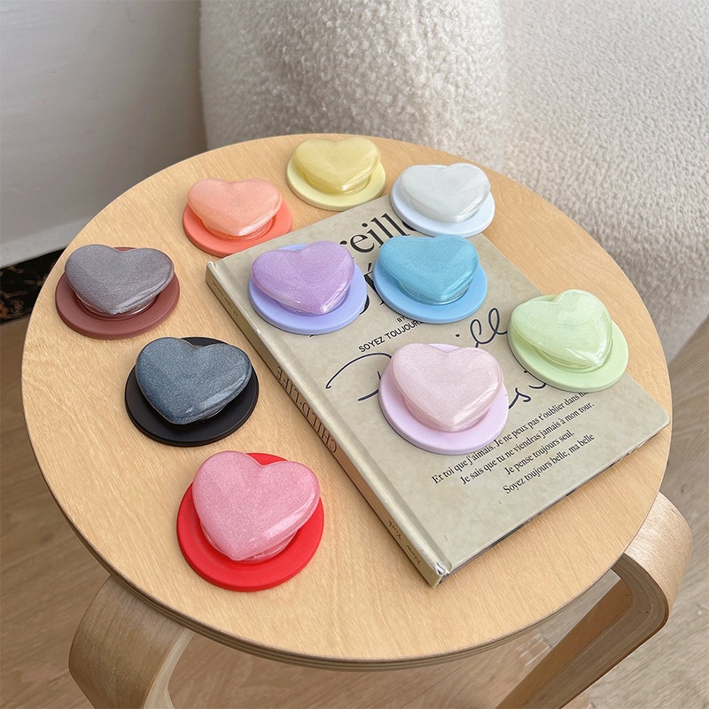 Penyangga Ponsel Bentuk Hati M - Korean Desk Setup ulasan dan harga