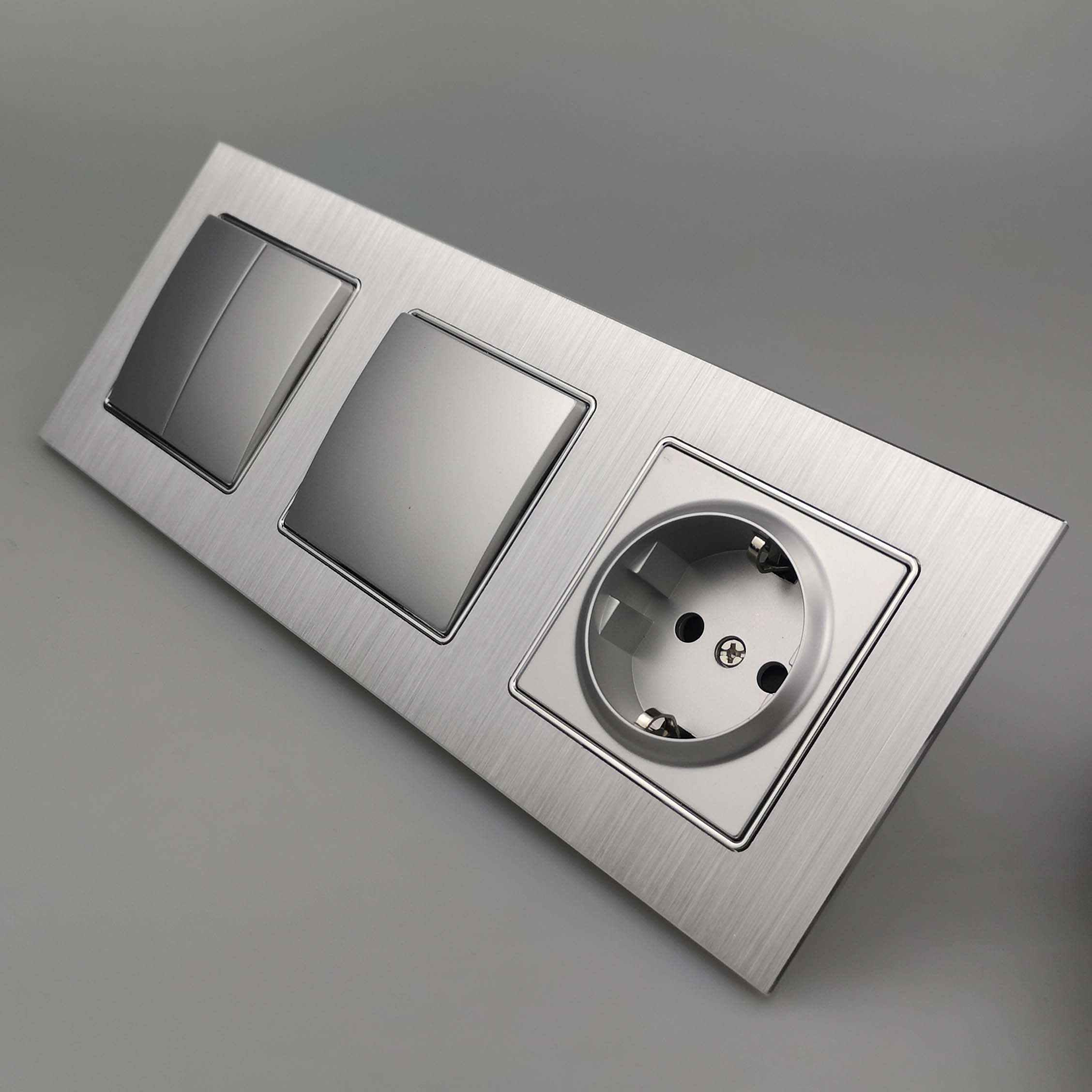 Perak EU Frame Logam Soket Lis - Power Strip Flat ulasan dan harga