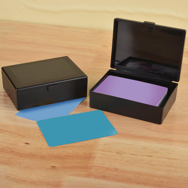 Kotak Penyimpanan Kartu Plasti - Desk Setup Black And White ulasan dan harga