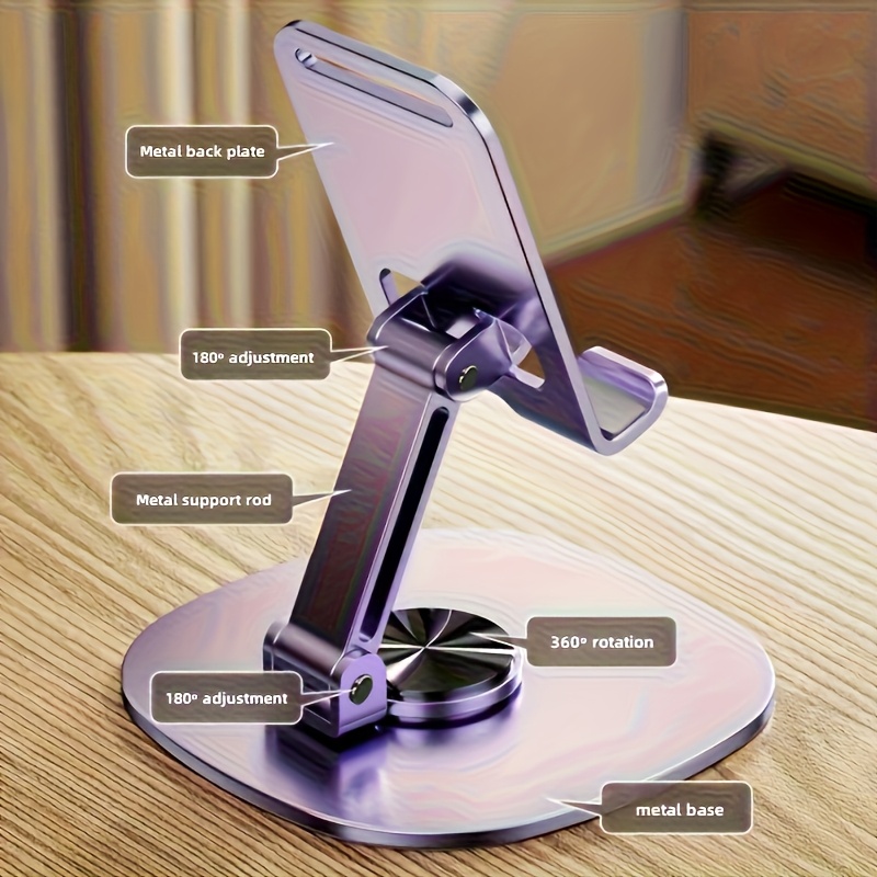 Penyangga Ponsel Lipat Logam K - Desk Setup Gear ulasan dan harga